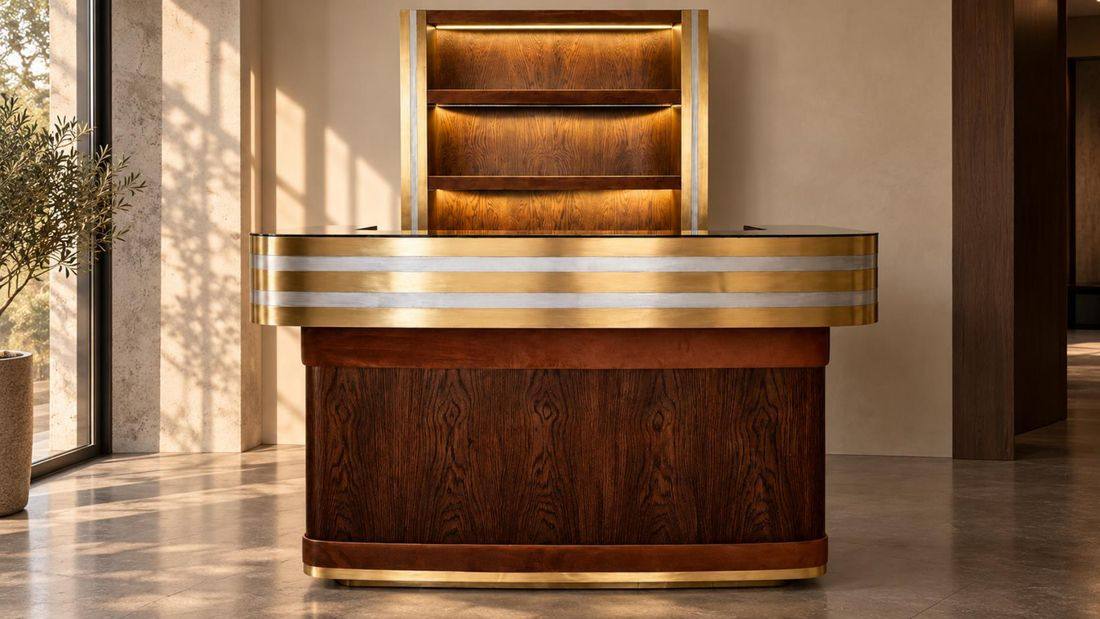 Bar console — bespoke commission, Atelier O&C